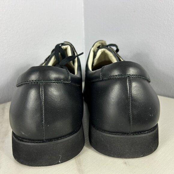 APIS Mt. Emey Men's Black Leather Therapeutic Diabetic Lace-up Shoes 17 "SE" - Picture 4 of 6